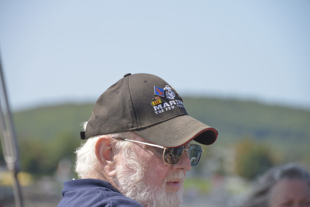 A Marine Veteran aboard Schooner Margaret Todd Bal Harbor