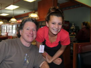 Courtney was our waitress at Friendly&#039;s Restaurant.
